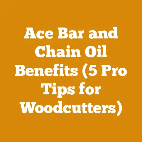 Ace Bar and Chain Oil Benefits (5 Pro Tips for Woodcutters)