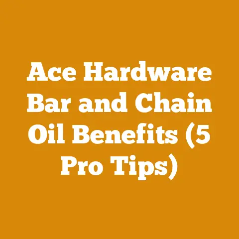 Ace Hardware Bar and Chain Oil Benefits (5 Pro Tips)