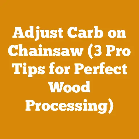 Adjust Carb on Chainsaw (3 Pro Tips for Perfect Wood Processing)