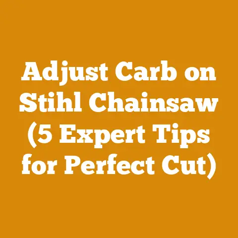 Adjust Carb on Stihl Chainsaw (5 Expert Tips for Perfect Cut)