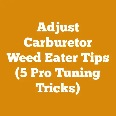 Adjust Carburetor Weed Eater Tips (5 Pro Tuning Tricks)