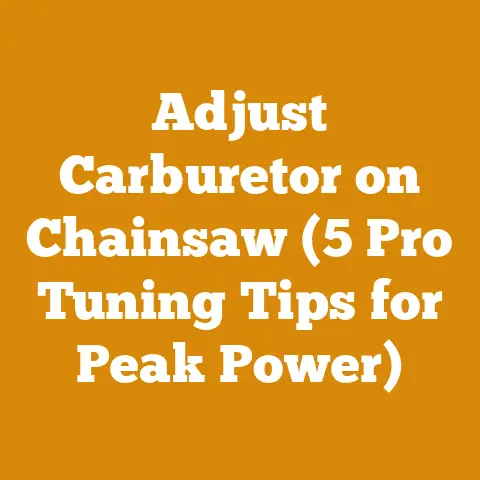 Adjust Carburetor on Chainsaw (5 Pro Tuning Tips for Peak Power)