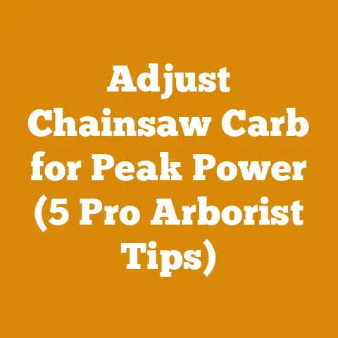 Adjust Chainsaw Carb for Peak Power (5 Pro Arborist Tips)