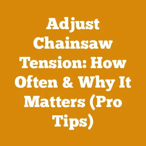 Adjust Chainsaw Tension: How Often & Why It Matters (Pro Tips)