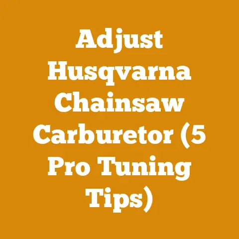 Adjust Husqvarna Chainsaw Carburetor (5 Pro Tuning Tips)