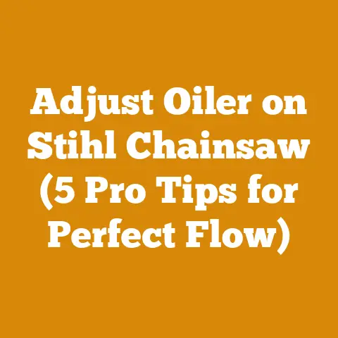 Adjust Oiler on Stihl Chainsaw (5 Pro Tips for Perfect Flow)