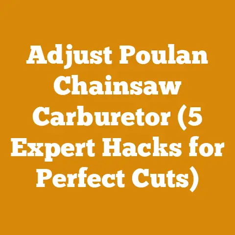 Adjust Poulan Chainsaw Carburetor (5 Expert Hacks for Perfect Cuts)