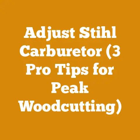 Adjust Stihl Carburetor (3 Pro Tips for Peak Woodcutting)