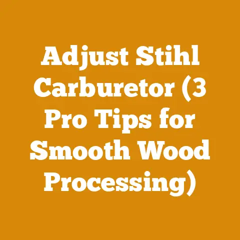 Adjust Stihl Carburetor (3 Pro Tips for Smooth Wood Processing)