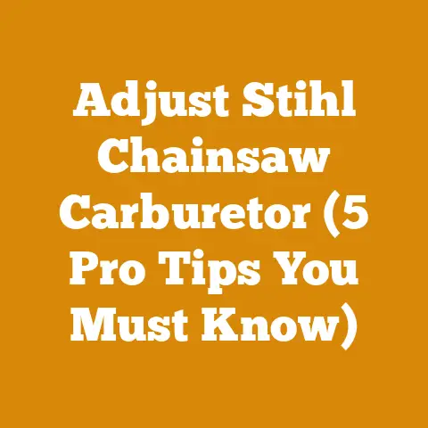 Adjust Stihl Chainsaw Carburetor (5 Pro Tips You Must Know)