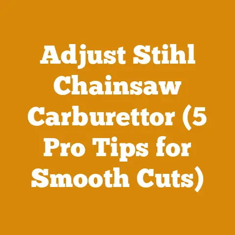 Adjust Stihl Chainsaw Carburettor (5 Pro Tips for Smooth Cuts)