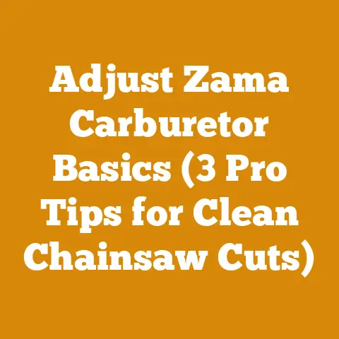 Adjust Zama Carburetor Basics (3 Pro Tips for Clean Chainsaw Cuts)