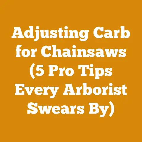 Adjusting Carb for Chainsaws (5 Pro Tips Every Arborist Swears By)