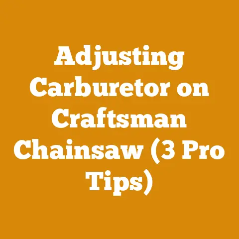 Adjusting Carburetor on Craftsman Chainsaw (3 Pro Tips)