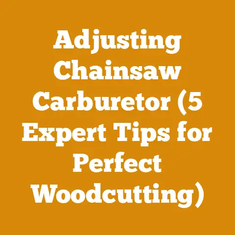 Adjusting Chainsaw Carburetor (5 Expert Tips for Perfect Woodcutting)