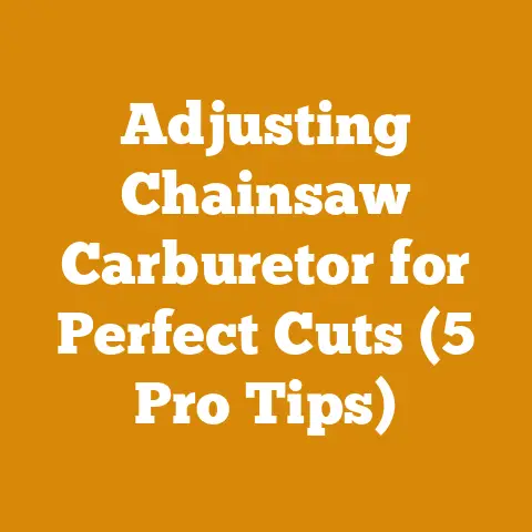 Adjusting Chainsaw Carburetor for Perfect Cuts (5 Pro Tips)