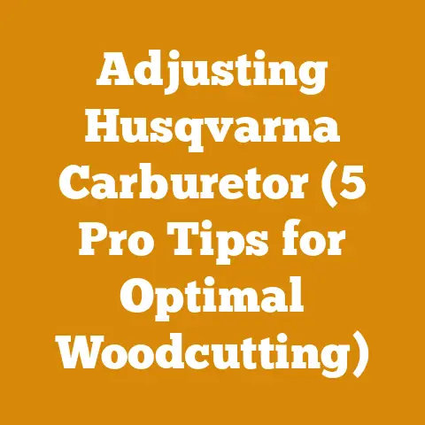 Adjusting Husqvarna Carburetor (5 Pro Tips for Optimal Woodcutting)