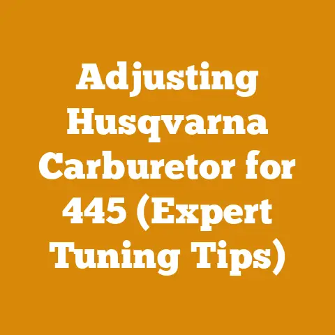 Adjusting Husqvarna Carburetor for 445 (Expert Tuning Tips)
