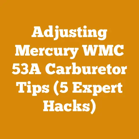 Adjusting Mercury WMC 53A Carburetor Tips (5 Expert Hacks)