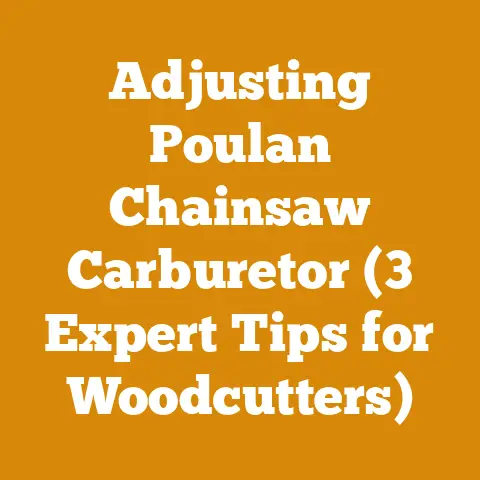 Adjusting Poulan Chainsaw Carburetor (3 Expert Tips for Woodcutters)