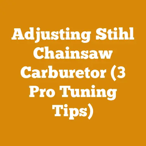 Adjusting Stihl Chainsaw Carburetor (3 Pro Tuning Tips)