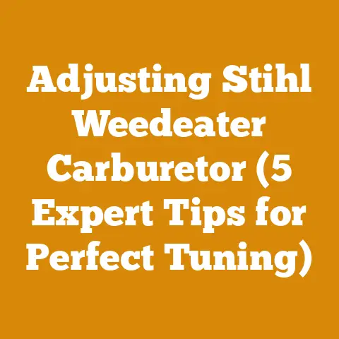 Adjusting Stihl Weedeater Carburetor (5 Expert Tips for Perfect Tuning)