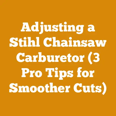 Adjusting a Stihl Chainsaw Carburetor (3 Pro Tips for Smoother Cuts)