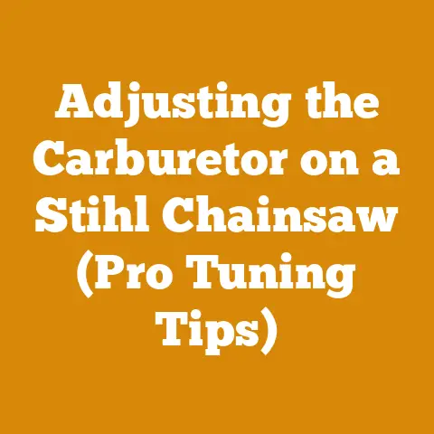 Adjusting the Carburetor on a Stihl Chainsaw (Pro Tuning Tips)