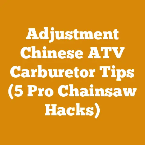 Adjustment Chinese ATV Carburetor Tips (5 Pro Chainsaw Hacks)