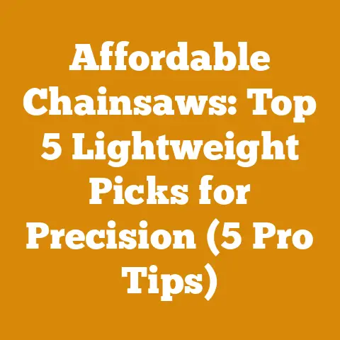 Affordable Chainsaws: Top 5 Lightweight Picks for Precision (5 Pro Tips)