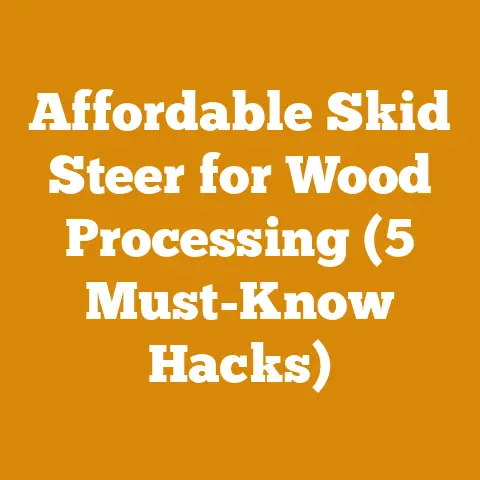 Affordable Skid Steer for Wood Processing (5 Must-Know Hacks)