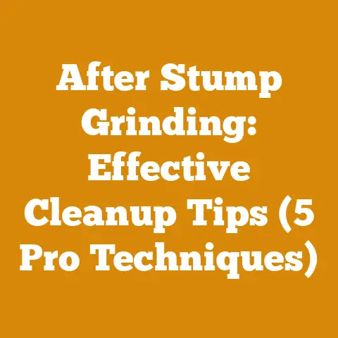 After Stump Grinding: Effective Cleanup Tips (5 Pro Techniques)
