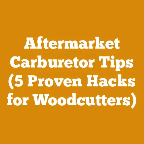 Aftermarket Carburetor Tips (5 Proven Hacks for Woodcutters)