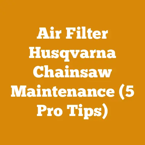 Air Filter Husqvarna Chainsaw Maintenance (5 Pro Tips)
