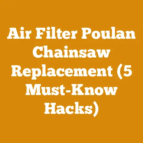 Air Filter Poulan Chainsaw Replacement (5 Must-Know Hacks)