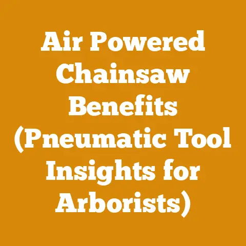 Air Powered Chainsaw Benefits (Pneumatic Tool Insights for Arborists)
