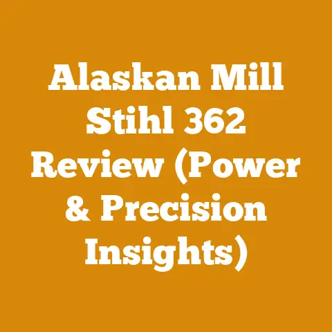 Alaskan Mill Stihl 362 Review (Power & Precision Insights)