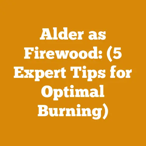 Alder as Firewood: (5 Expert Tips for Optimal Burning)