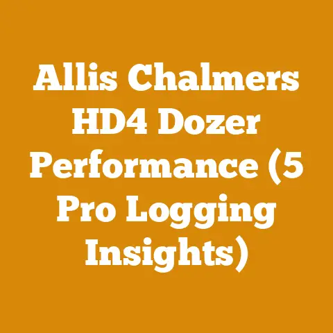 Allis Chalmers HD4 Dozer Performance (5 Pro Logging Insights)