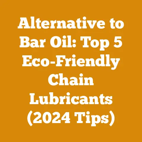 Alternative to Bar Oil: Top 5 Eco-Friendly Chain Lubricants (2024 Tips)