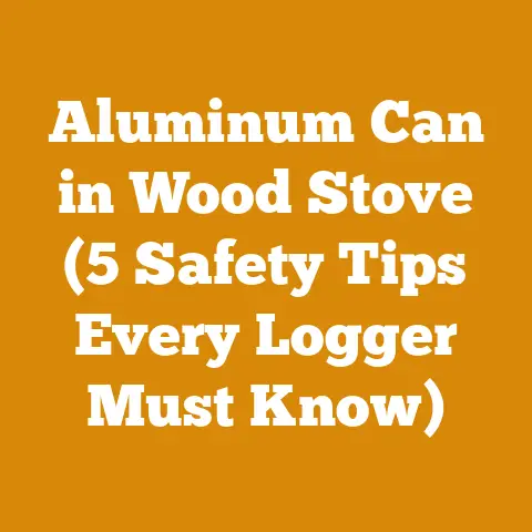 Aluminum Can in Wood Stove (5 Safety Tips Every Logger Must Know)