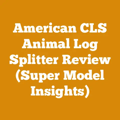 American CLS Animal Log Splitter Review (Super Model Insights)