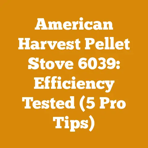 American Harvest Pellet Stove 6039: Efficiency Tested (5 Pro Tips)
