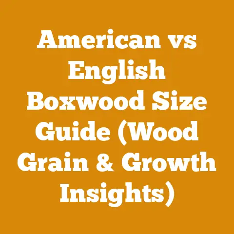American vs English Boxwood Size Guide (Wood Grain & Growth Insights)