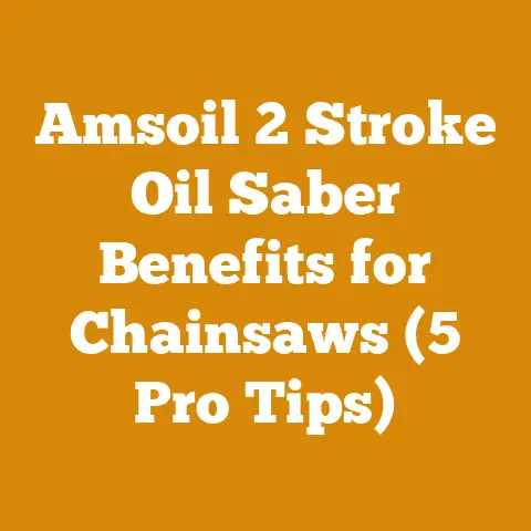Amsoil 2 Stroke Oil Saber Benefits for Chainsaws (5 Pro Tips)