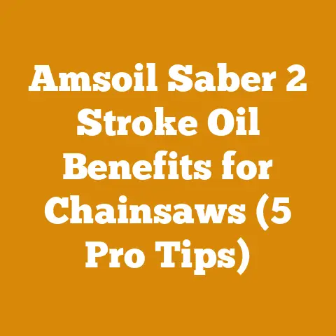 Amsoil Saber 2 Stroke Oil Benefits for Chainsaws (5 Pro Tips)