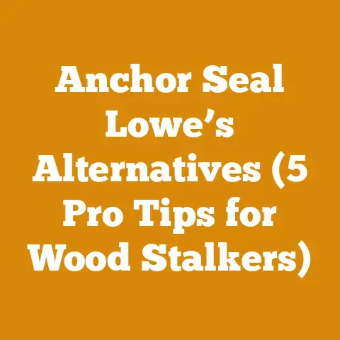 Anchor Seal Lowe’s Alternatives (5 Pro Tips for Wood Stalkers)