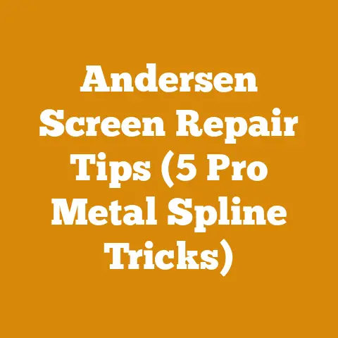 Andersen Screen Repair Tips (5 Pro Metal Spline Tricks)