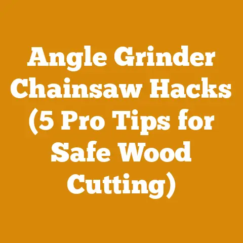 Angle Grinder Chainsaw Hacks (5 Pro Tips for Safe Wood Cutting)