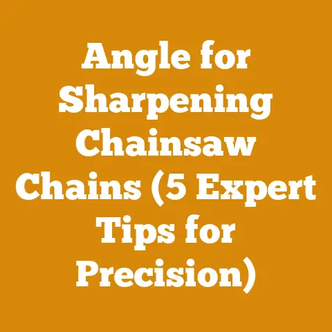Angle for Sharpening Chainsaw Chains (5 Expert Tips for Precision)